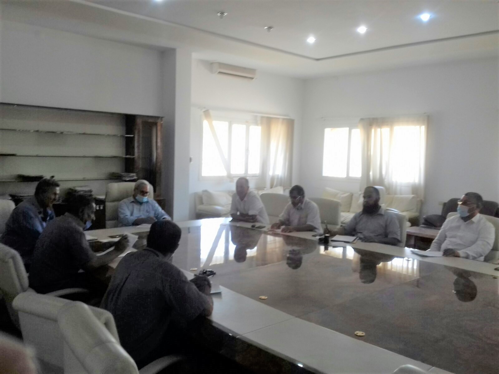 اجتماع وكيل الجامعة للشؤون العلمية بالجامعة بعمداء كليات التربية لمناقشة اهم الموضوعات المتعلقة بالعملية التعليمية